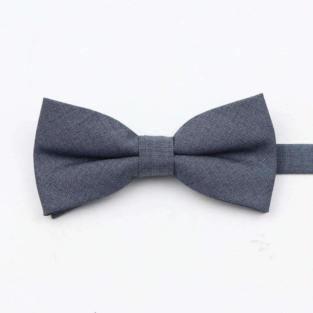 ZONFAZ Super Soft Parent - Child Bowtie for Men Boy Classic Solid Bow Tie