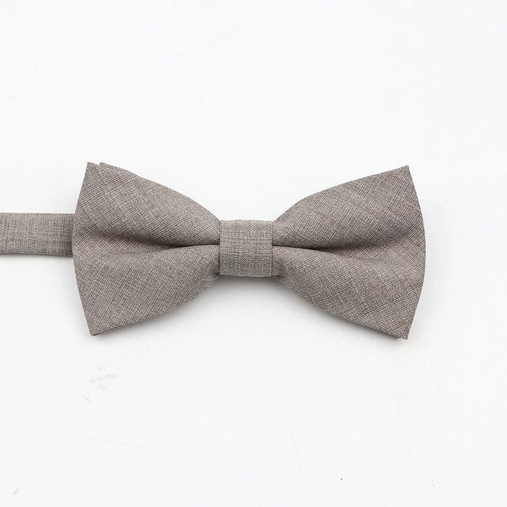 ZONFAZ Super Soft Parent - Child Bowtie for Men Boy Classic Solid Bow Tie