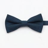 ZONFAZ Super Soft Parent - Child Bowtie for Men Boy Classic Solid Bow Tie