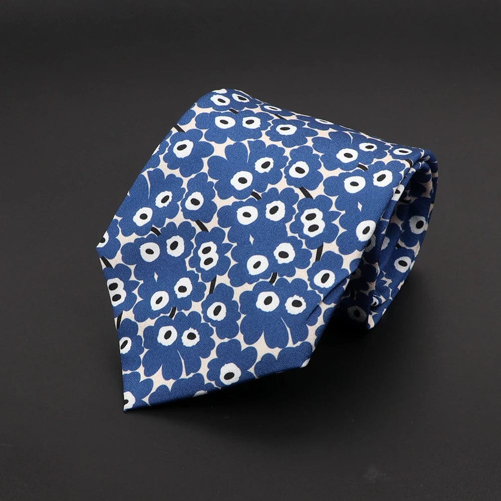 ZONFAZ Super Soft Widen 9cm Jacquard Imitation Silk Ties