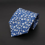 ZONFAZ Super Soft Widen 9cm Jacquard Imitation Silk Ties