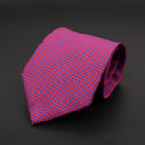 ZONFAZ Super Soft Widen 9cm Jacquard Imitation Silk Ties