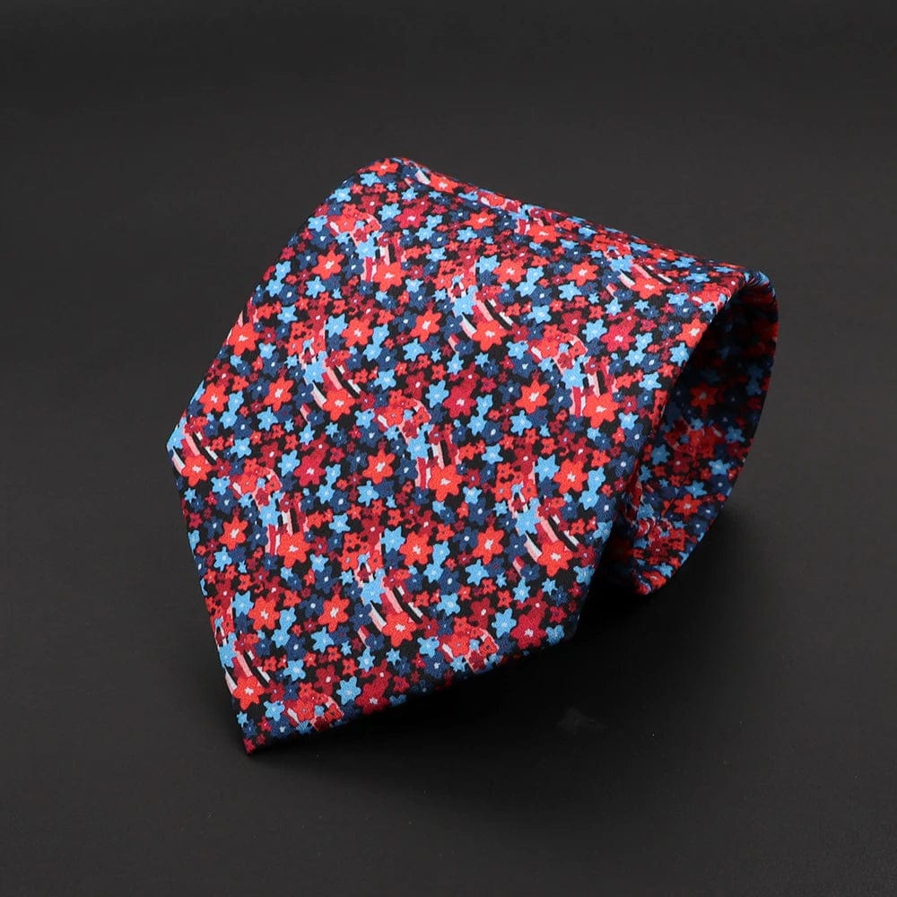 ZONFAZ Super Soft Widen 9cm Jacquard Imitation Silk Ties