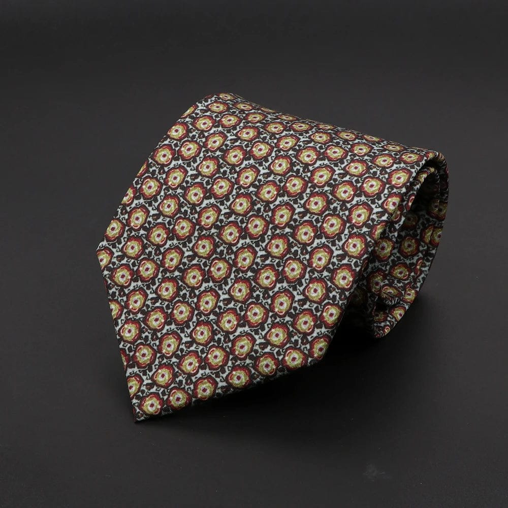 ZONFAZ Super Soft Widen 9cm Jacquard Imitation Silk Ties