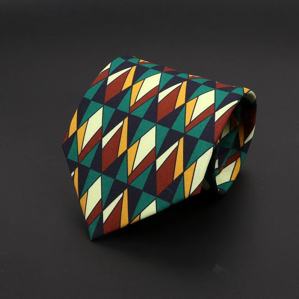 ZONFAZ Super Soft Widen 9cm Jacquard Imitation Silk Ties