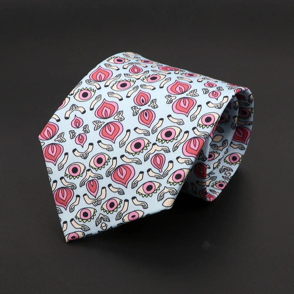 ZONFAZ Super Soft Widen 9cm Jacquard Imitation Silk Ties