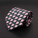 ZONFAZ Super Soft Widen 9cm Jacquard Imitation Silk Ties