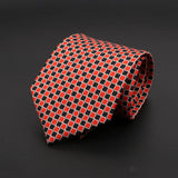 ZONFAZ Super Soft Widen 9cm Jacquard Imitation Silk Ties