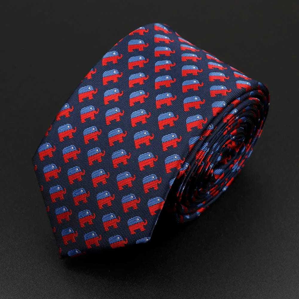 ZONFAZ Trendy Design Men's Microfiber Jacquard Necktie Animal Plant Flower Pattern Ties