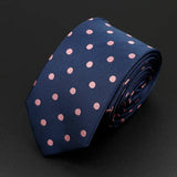 ZONFAZ Trendy Design Men's Microfiber Jacquard Necktie Animal Plant Flower Pattern Ties