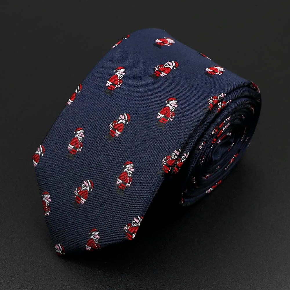 ZONFAZ Trendy Design Men's Microfiber Jacquard Necktie Animal Plant Flower Pattern Ties