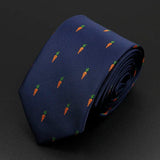 ZONFAZ Trendy Design Men's Microfiber Jacquard Necktie Animal Plant Flower Pattern Ties