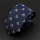 ZONFAZ Trendy Design Men's Microfiber Jacquard Necktie Animal Plant Flower Pattern Ties