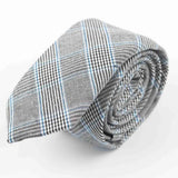 ZONFAZ Vintage Cotton Tie Set Striped Necktie Bowtie Pocket Square