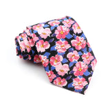 ZONFAZ Vintage Imitation Silk Ties Men's Fashion 8cm Graffiti Painting Necktie