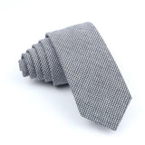 ZONFAZ Wedding Cotton Solid Color Necktie For Men Woman Skinny Ties