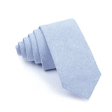 ZONFAZ Wedding Cotton Solid Color Necktie For Men Woman Skinny Ties