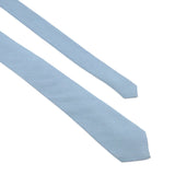 ZONFAZ Wedding Cotton Solid Color Necktie For Men Woman Skinny Ties