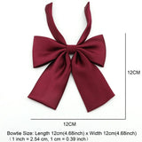 ZONFAZ Women Solid Color Silk Bow Ties